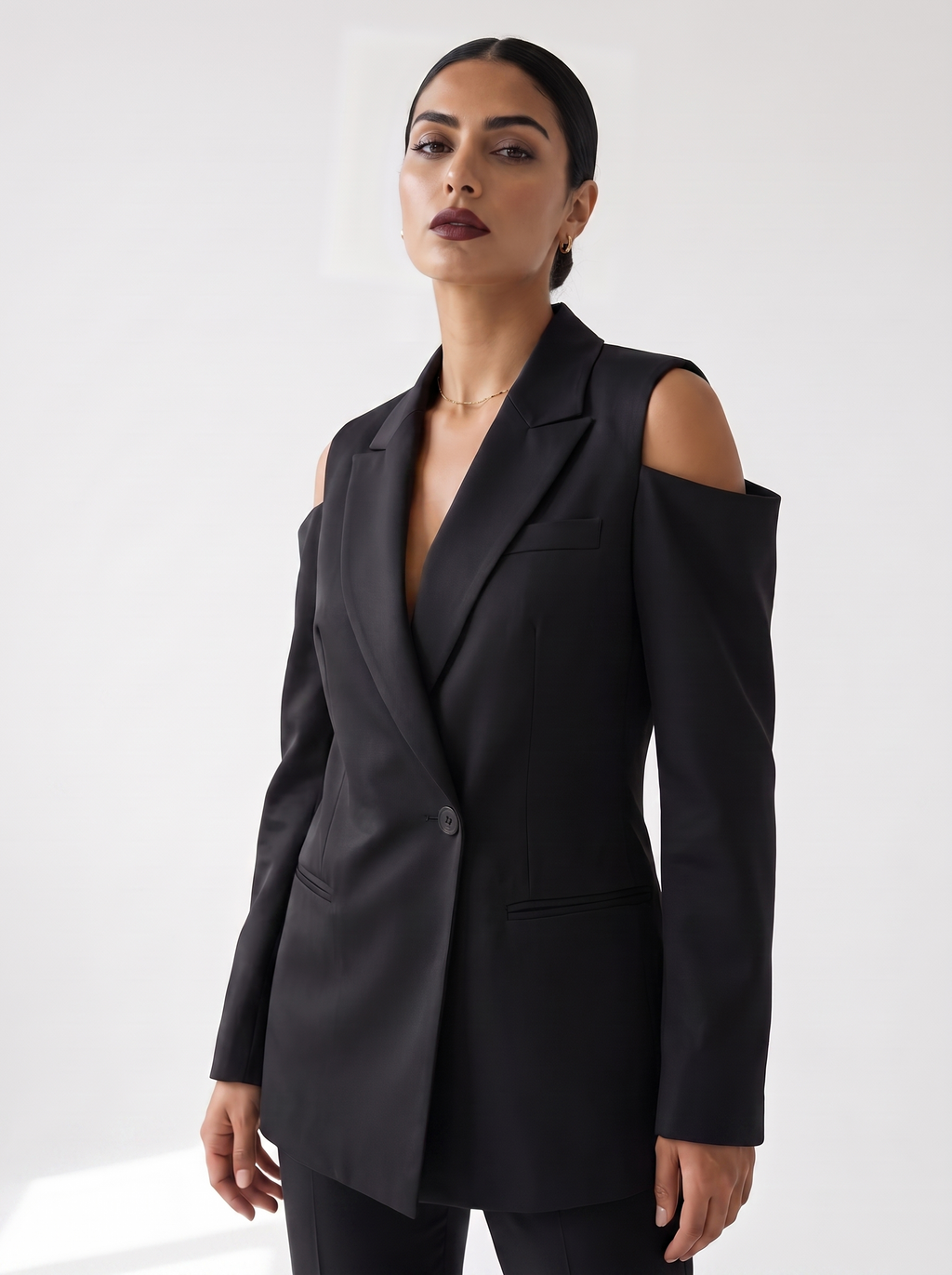 Off Shoulder Blazer